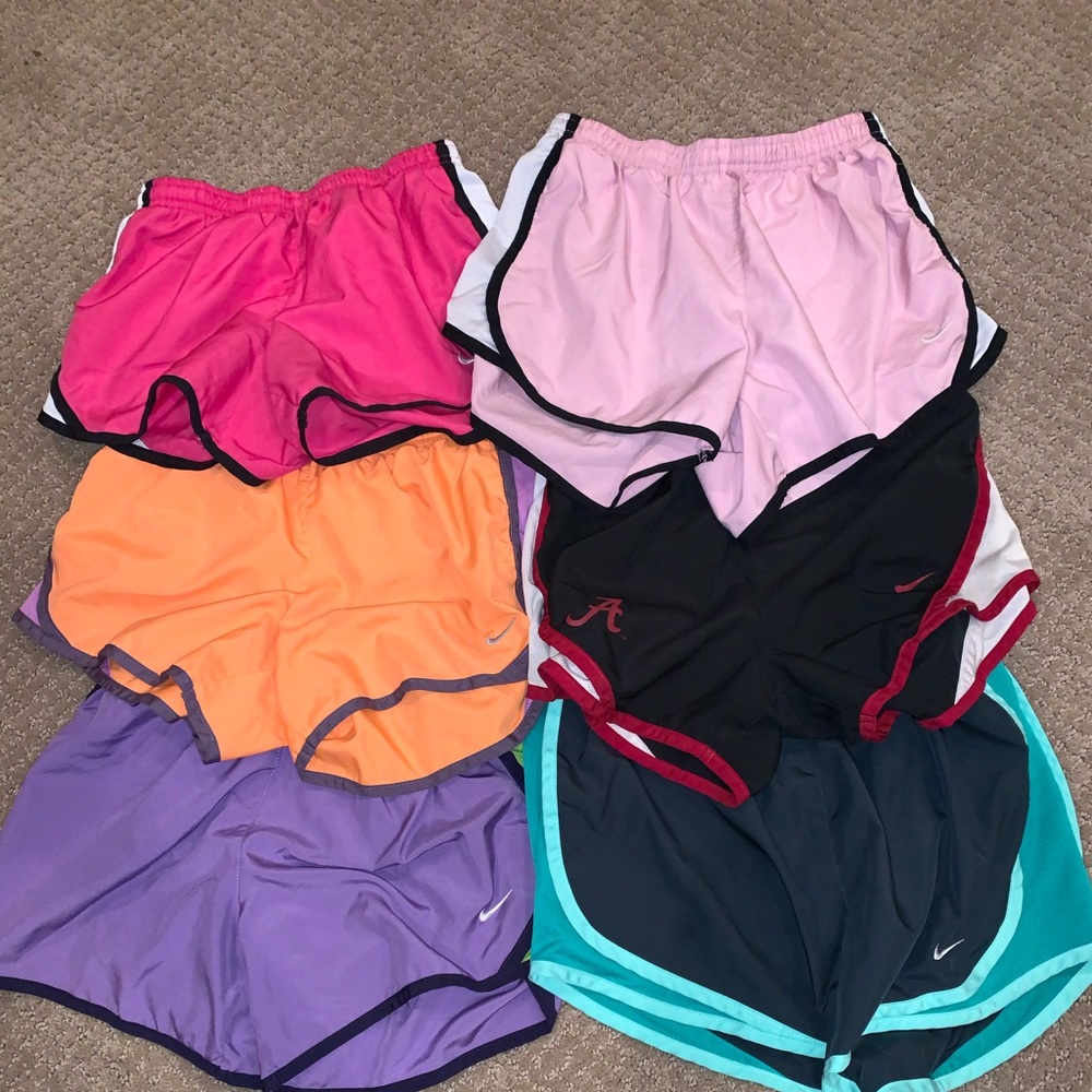 set of nike shorts